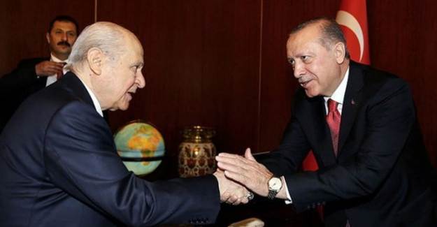 Cumhurbaşkanı Erdoğan, Bahçeli İle Görüştü