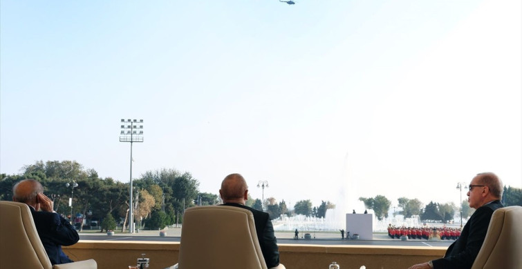 Cumhurbaşkanı Erdoğan Bakü'de Zafer Günü'nü Kutladı