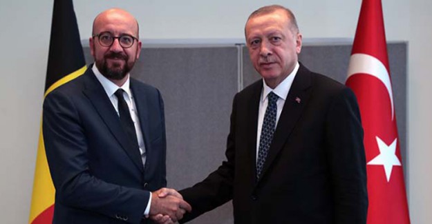 Cumhurbaşkanı Erdoğan, Belçika Başbakanı Michel'le Görüşme Sağladı