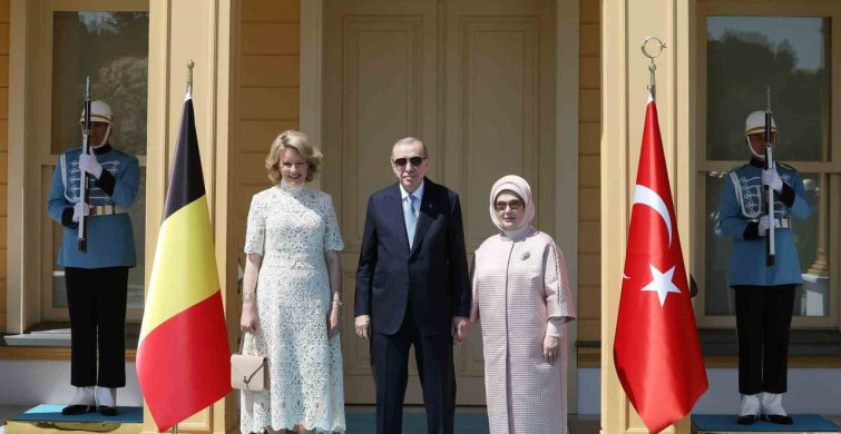 Cumhurbaşkanı Erdoğan, Belçika Kraliçesi Mathilde ile Görüştü