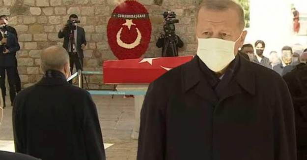 Cumhurbaşkanı Erdoğan Burhan Kuzu'nun Cenazesine Katıldı