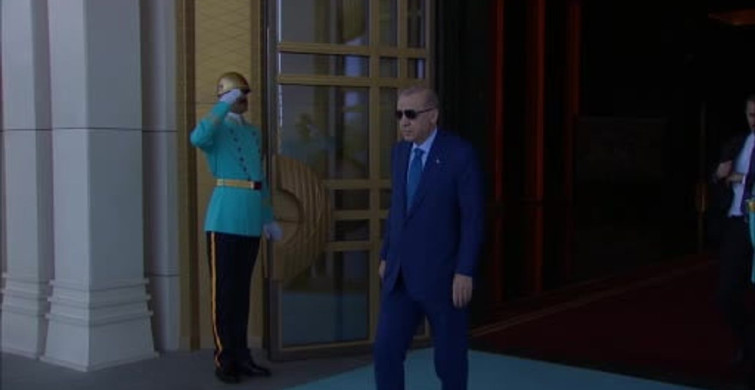 Cumhurbaşkanı Erdoğan, Cezayir Cumhurbaşkanı Tebbun'u Törenle Karşıladı