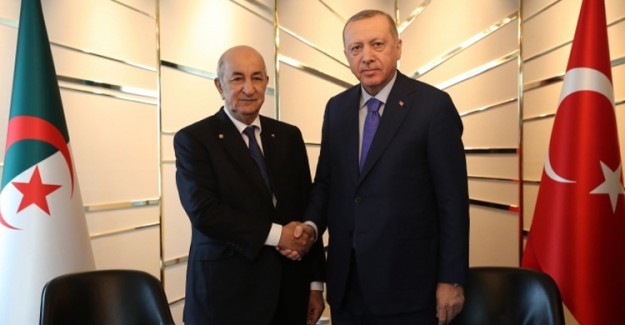 Cumhurbaşkanı Erdoğan, Cezayirli Mevkidaşı Tebbun İle Görüştü