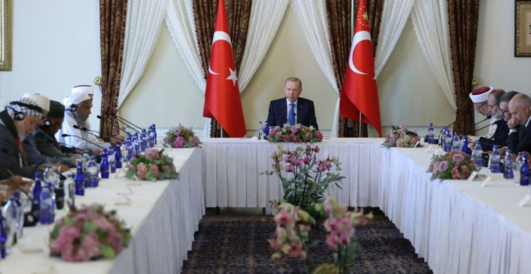 Cumhurbaşkanı Erdoğan Dünya Müslüman Alimler Birliği'ni Ağırladı