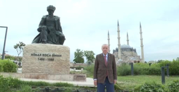 Cumhurbaşkanı Erdoğan Edirne’de esnaf ve vatandaşlarla buluştu