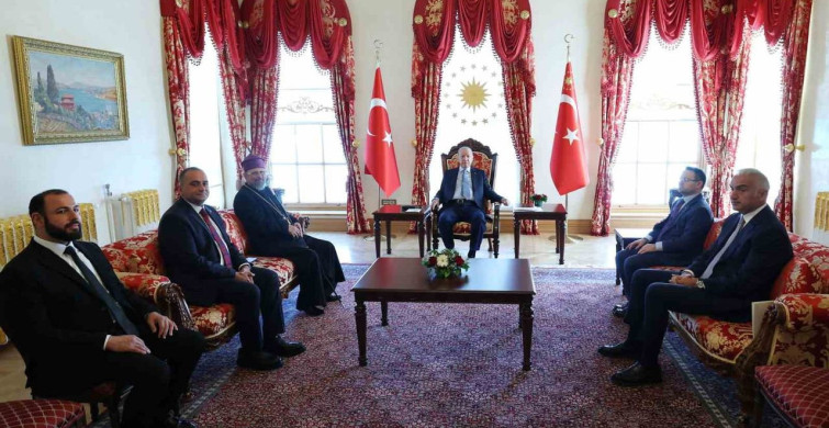 Cumhurbaşkanı Erdoğan, Ermeni Patriği Maşalyan'ı Ağırladı