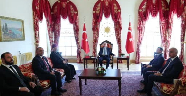 Cumhurbaşkanı Erdoğan, Ermeni Patriği Sahak Maşalyan'ı Ağırladı