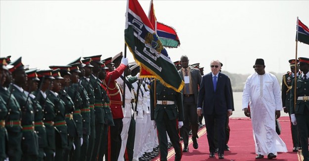 Cumhurbaşkanı Erdoğan Gambiya'da