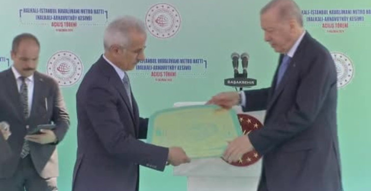 Cumhurbaşkanı Erdoğan halkalı – arnavutköy metrosu açılışına katıldı