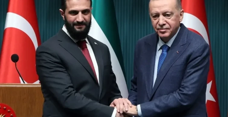 Cumhurbaşkanı Erdoğan ile Şara arasında kritik görüşme