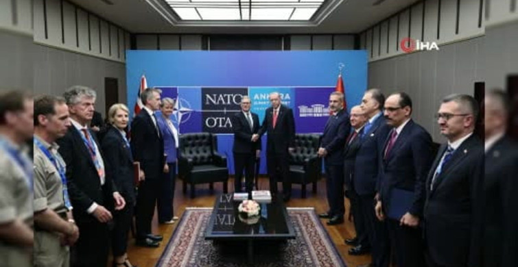 Cumhurbaşkanı Erdoğan, İngiltere Başbakanı Starmer ile görüştü