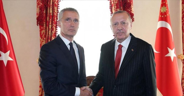Cumhurbaşkanı Erdoğan Jens Stoltenberg İle Görüştü