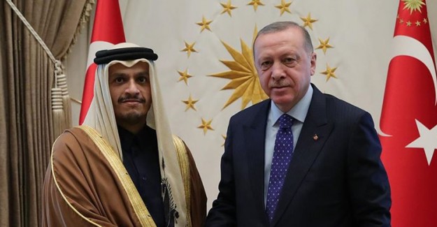 Cumhurbaşkanı Erdoğan, Katar Başbakan Yardımcısı Al Sani'yi Kabul Etti