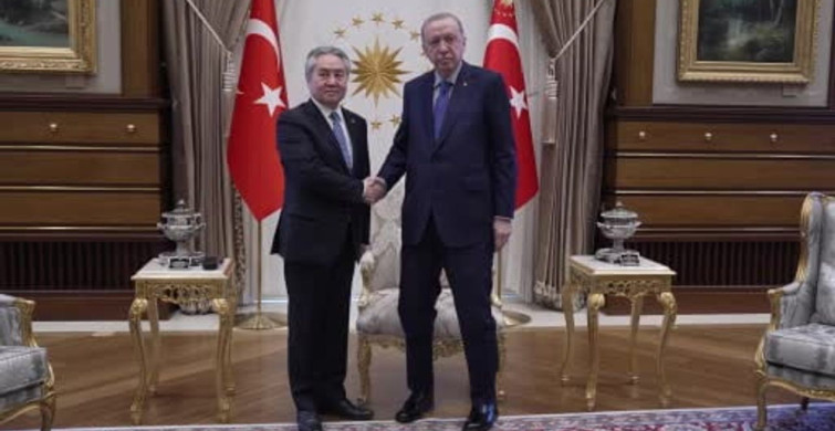 Cumhurbaşkanı Erdoğan, Kırgızistan Dışişleri Bakanı Kulubayev’i kabul etti