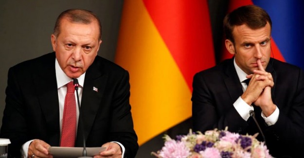 Cumhurbaşkanı Erdoğan, Macron İle Görüştü
