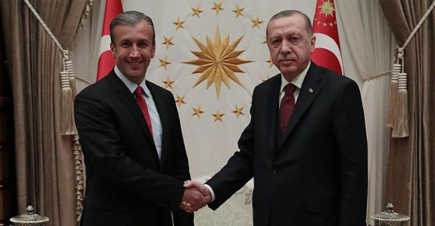 Cumhurbaşkanı Erdoğan Maduro'nun Yardımcısını Kabul Etti