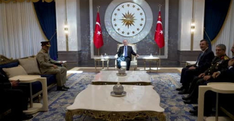 Cumhurbaşkanı Erdoğan, Pakistan Savunma Kuvvetleri Komutanı Mareşal Syed Asım Munir'i kabul etti