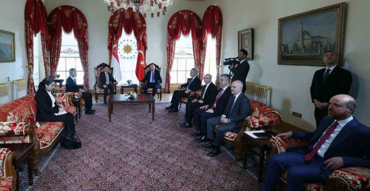 Cumhurbaşkanı Erdoğan, Singapur Başbakanı Lawrence Wong’u kabul etti