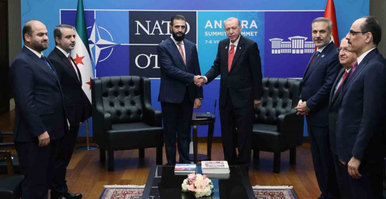 Cumhurbaşkanı Erdoğan, Suriye Cumhurbaşkanı Ahmed Şara ile görüştü