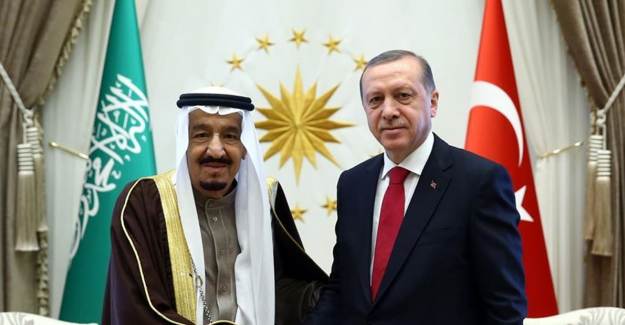 Cumhurbaşkanı Erdoğan, Suudi Arabistan Kralı Selman ile Görüştü
