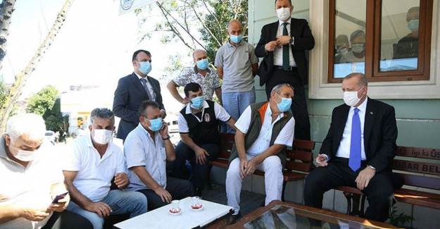 Cumhurbaşkanı Erdoğan, Taksicileri Ziyaret Etti!