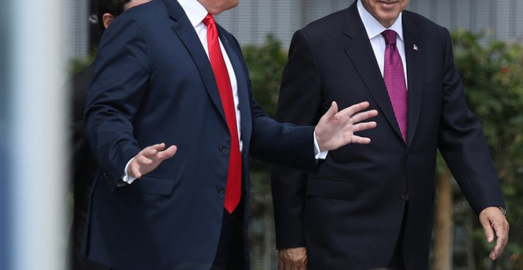 Cumhurbaşkanı Erdoğan Trump ile Görüştü