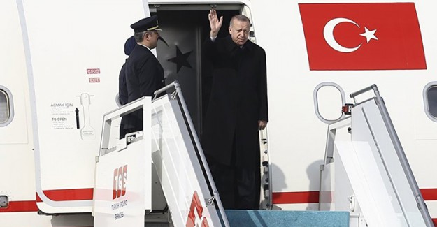 Cumhurbaşkanı Erdoğan Üçlü Zirve İçin Rusya'ya Gitti