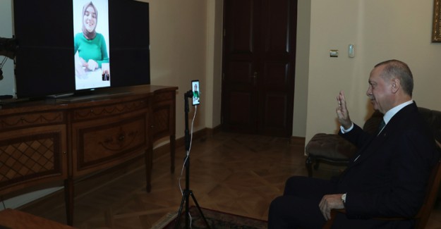 Cumhurbaşkanı Erdoğan, Ümmü Gülsüm Genç’le Sosyal Medyada Canlı Görüştü