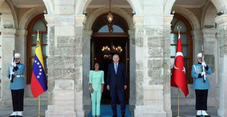 Cumhurbaşkanı Erdoğan, Venezuela Cumhurbaşkanı Vekili Rodriguez ile Görüştü