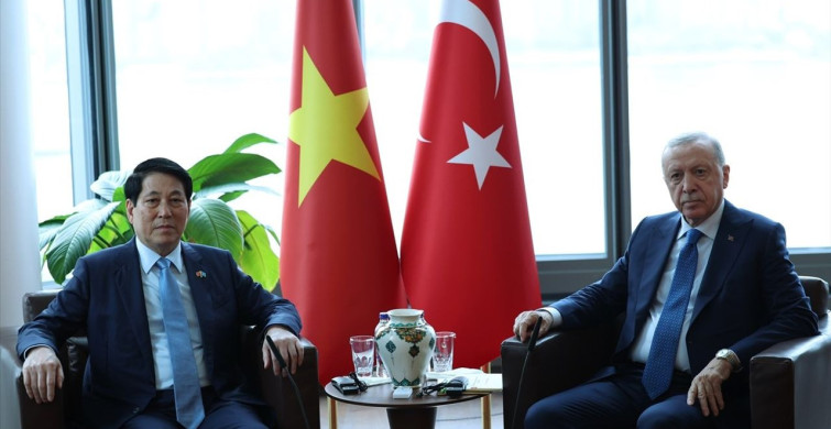 Cumhurbaşkanı Erdoğan, Vietnam Devlet Başkanı ile Görüştü