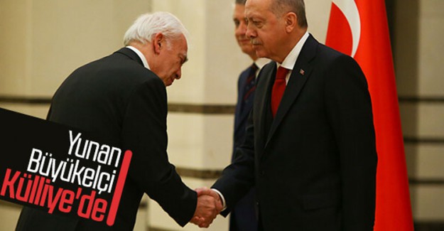 Cumhurbaşkanı Erdoğan, Yunanistan Büyükelçisini Kabul Etti
