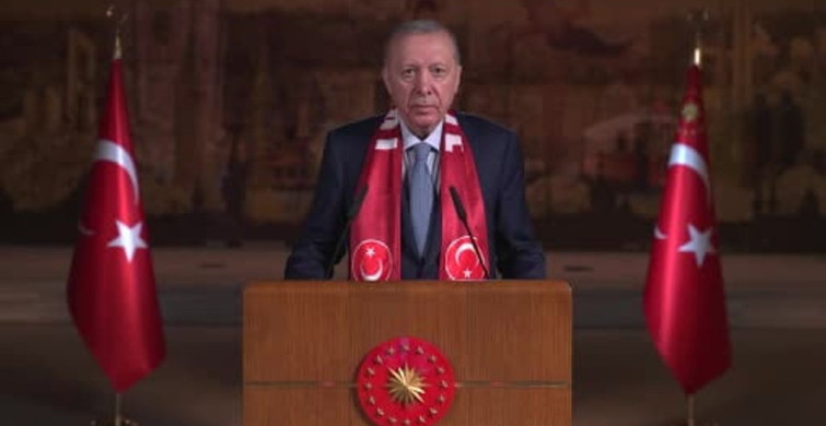 Cumhurbaşkanı Erdoğan'dan A Milli Takım'a destek mesajı