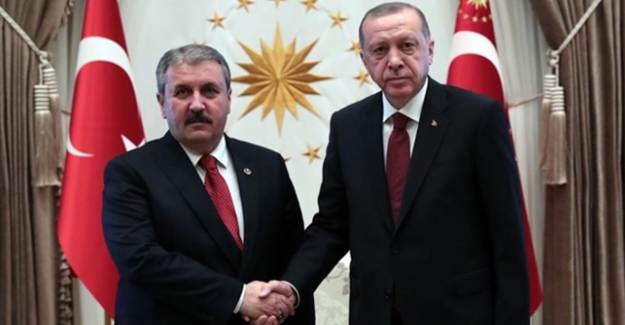 Cumhurbaşkanı Erdoğan'dan BBP'ye Tebrik