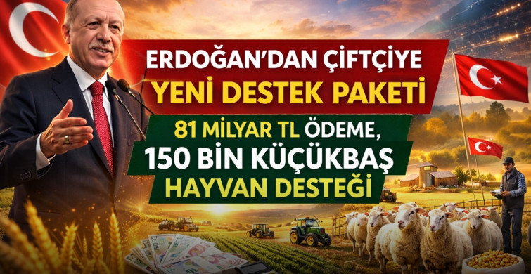 Cumhurbaşkanı Erdoğan’dan Çiftçiye Yeni Destek paketi: