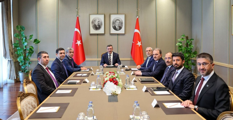 Cumhurbaşkanı Yardımcısı Yılmaz, Azerbaycan Bakanı Aliyev ile Görüştü