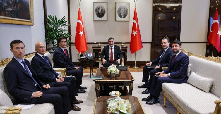 Cumhurbaşkanı Yardımcısı Yılmaz, Kırgızistan Heyetini Ağırladı
