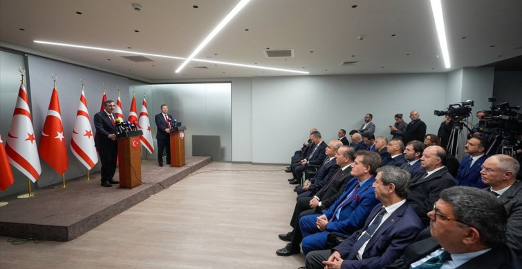 Cumhurbaşkanı Yardımcısı Yılmaz, KKTC'de Temaslarda Bulundu