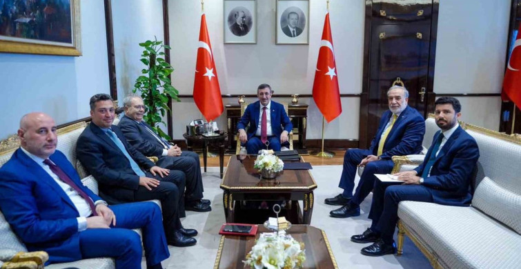 Cumhurbaşkanı yardımcısı Yılmaz, Lübnan başbakan yardımcısı Mitri ile görüştü