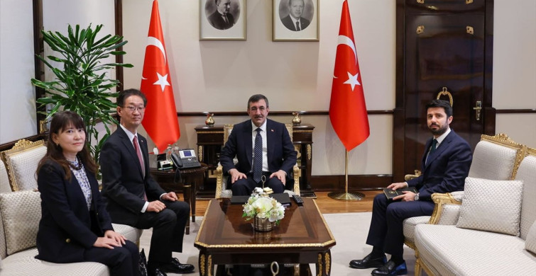 Cumhurbaşkanı Yardımcısı Yılmaz, Moğolistan ve Japonya Büyükelçilerini Kabul Etti