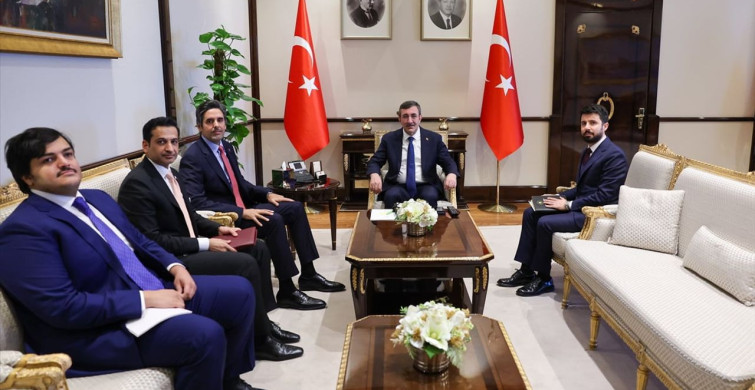 Cumhurbaşkanı Yardımcısı Yılmaz'dan Büyükelçi Kabulü