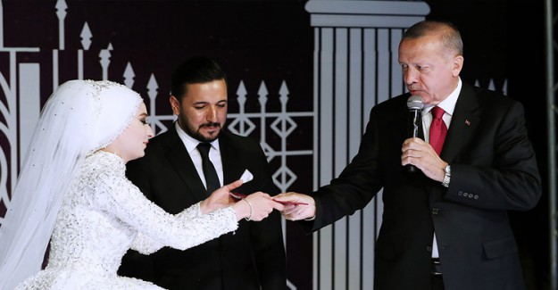 Cumhurbaşkanı'ndan Nikah Şahitliği