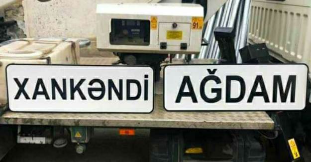 Dağlık Karabağ'da İşgalden Kurtarılacak Kentlerin Tabelaları Hazır