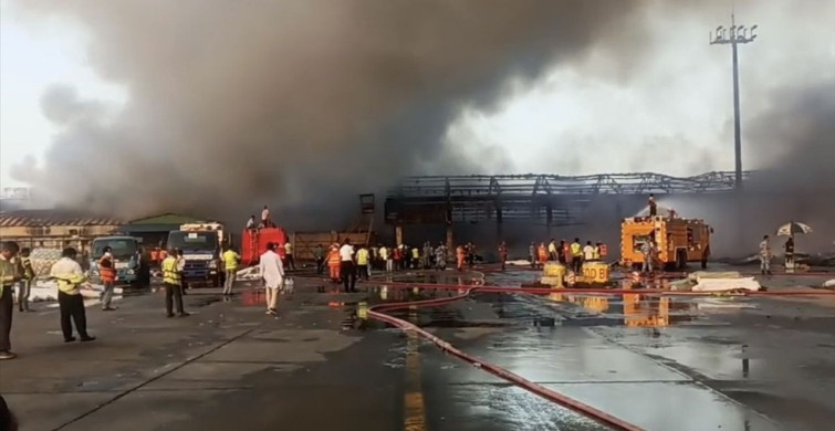 Dakka Havalimanı'nda Yangın Alarmı