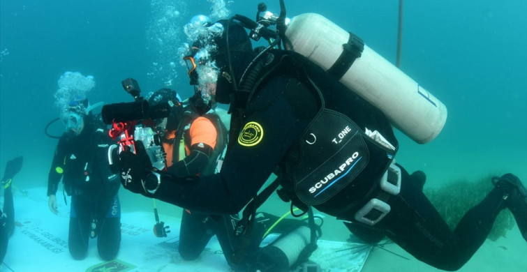 Dalgıç Mazlum Kibar, Anzak Koyu'nda Dünya Rekoru Kırdı