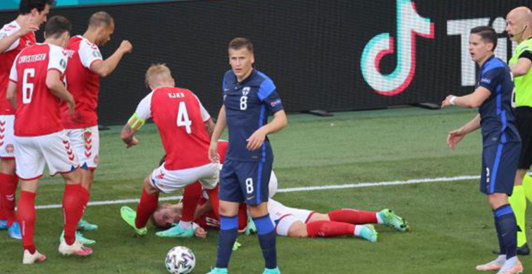 Danimarka-Finlandiya Maçında Christian Eriksen'in Kalbi Durdu!