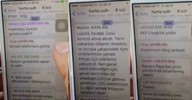 Darbeci Subayların WhatsApp Konuşmaları Ortaya Çıktı