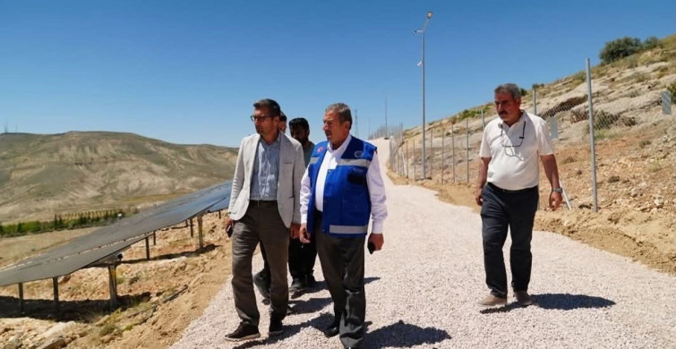 Darende belediyesi güneş enerji santralini devreye aldı