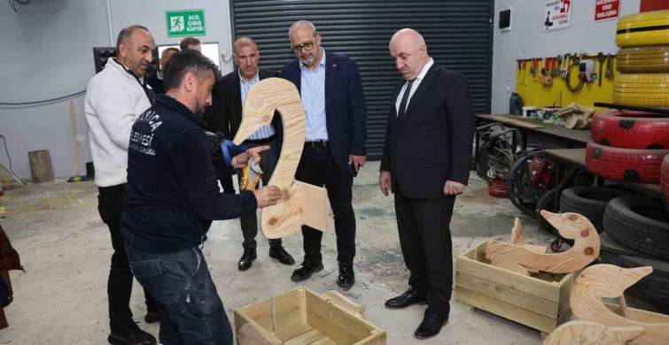 Darıca’da Yerel Üretim: Kent Mobilyaları Kendi Atölyesinde Yapılıyor