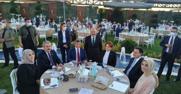 Davutoğlu, Babacan, Akşener ve Destici Düğünde Bir Araya Geldi