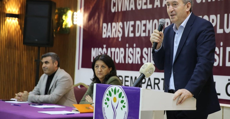 DEM Parti Eş Genel Başkanı Tuncer Bakırhan Siirt’te Buluştu